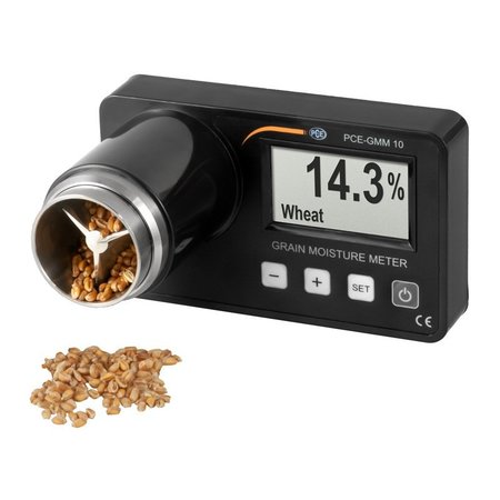 PCE INSTRUMENTS Grain Moisture Analyzer, Measures 17 different kinds of cereal PCE-GMM 10